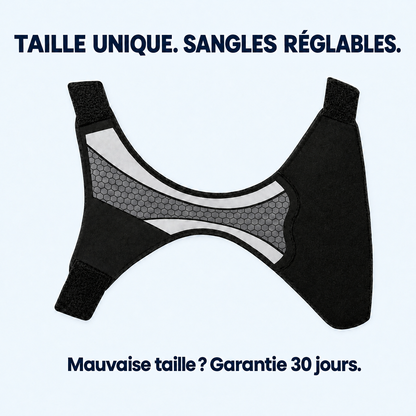 Carte taille : chevillère à taille unique et sangles réglables, garantie de 30 jours