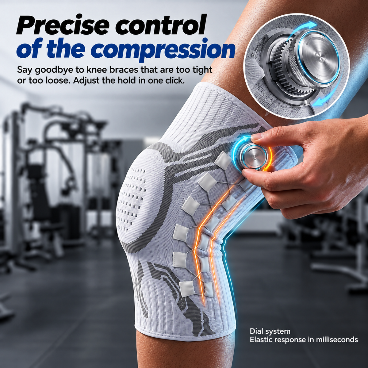 Precise control of the compression