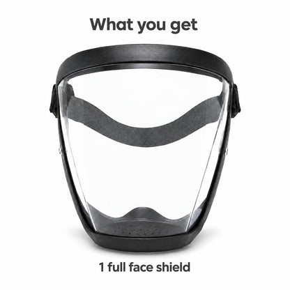 What you get: one full face shield